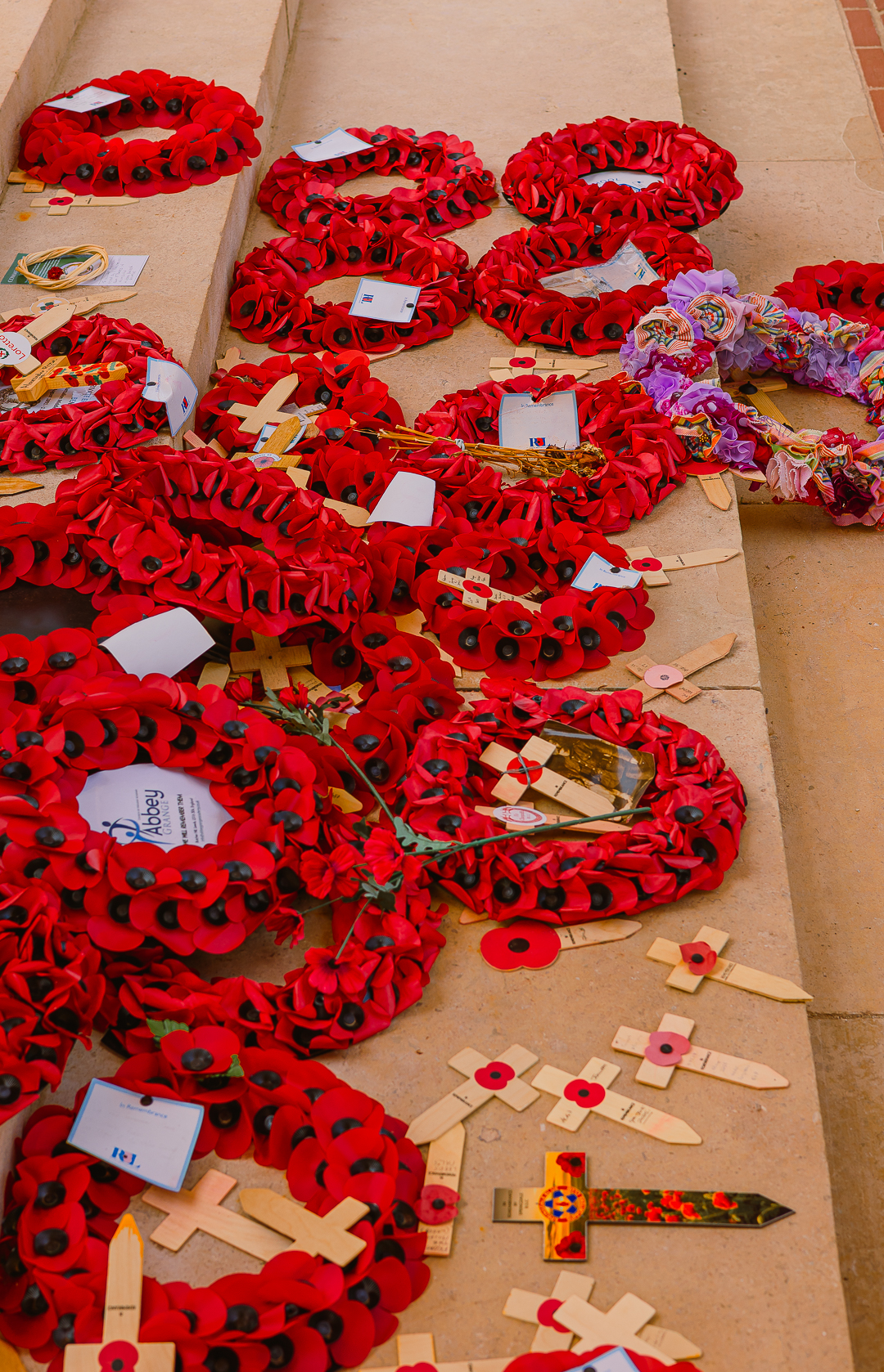 Les couronnes de Coquelicot et de poppies seront nombreuses sur le parcours